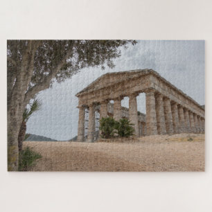 Puzzle Templo griego en Segesta, Sicilia