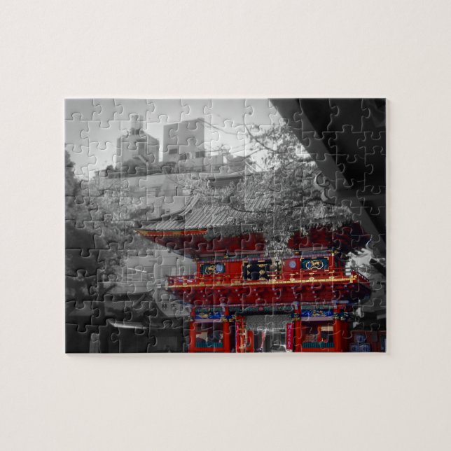 Puzzle Templo japonés viejo (Horizontal)
