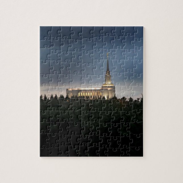 Puzzle templo lds de la montaña oquirrh utah (Vertical)