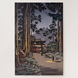 Puzzle Templo Nikko Futarasan por Tsuchiya Koitsu