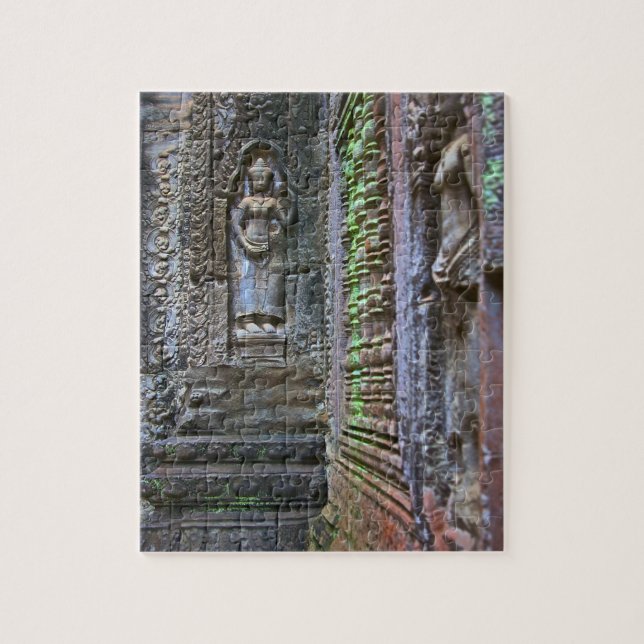 Puzzle Templo Ta Prohm, Provincia de Siem Reap, Camboya 2 (Vertical)