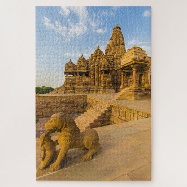Puzzle Templos hindúes en Khajuraho (Vertical)