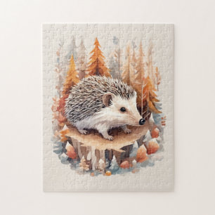 Puzzle Temporada de Hedgehog l caprichoso: otoño [A]