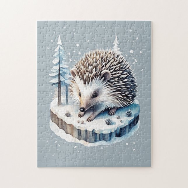Puzzle Temporada de Hedgehog l: invierno [A] (Vertical)