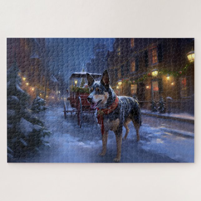 Puzzle Temporada festiva de Navidades de ganado australia (Horizontal)