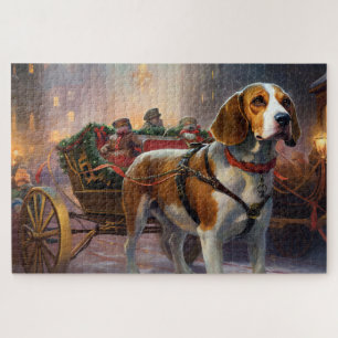 Puzzle Temporada Navideña Beagle