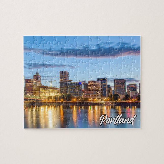 Puzzle Temprano en la Tarde en Portland, Oregon (Horizontal)