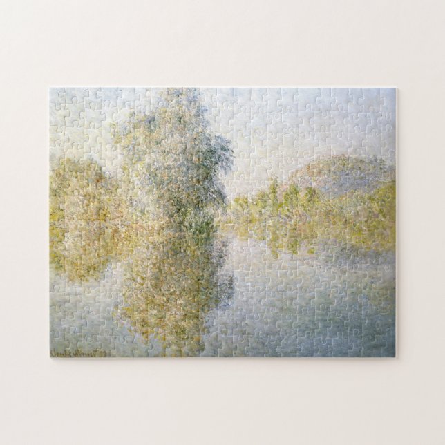 Puzzle Temprano por la mañana Seine Giverny Monet Bella A (Horizontal)