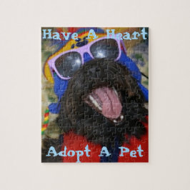 Puzzle Ten Un Corazón. Adopta Un Mascota.