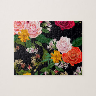 Puzzle tendencia moda de otoño para mujeres reina de la m