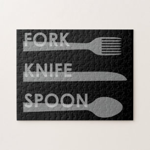 Puzzle Tenedor Cuchillo Cuchara