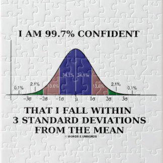 Puzzle Tengo Un 99.7% De Confianza En Caer Dentro De Las