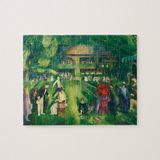 Puzzle Tenis en Newport de George Bellows (Horizontal)