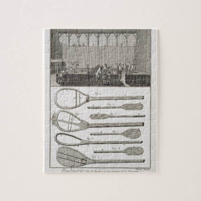 Puzzle Tenis real y la construcción de estafas, de (Vertical)