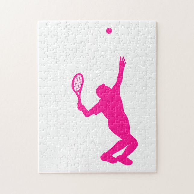 Puzzle Tenis rosado caliente (Vertical)