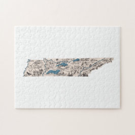 Puzzle Tennessee Shaped Tennessean