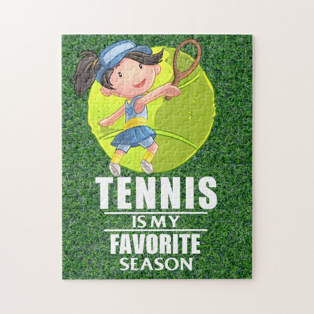 Puzzle Tennis rompe con un dicho gracioso para el jugador (Vertical)