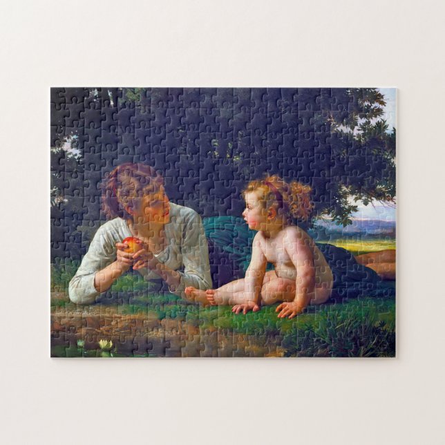 Puzzle Tentación, Bouguereau (Horizontal)