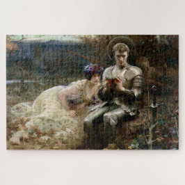 Puzzle Tentación de Sir Percival (caballero medieval)