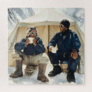 Puzzle Tenzing Norgay Edmund Hillary Conquistando Everest