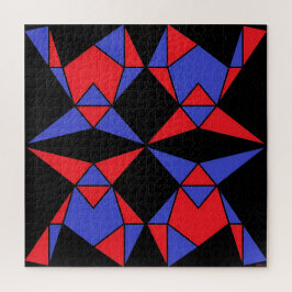 Puzzle Tercer trinidad de triángulos abstractos Ken Gage 