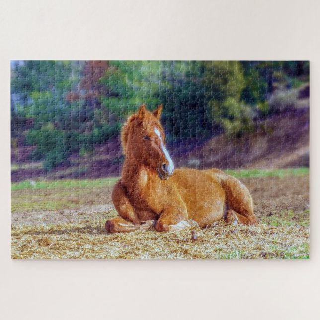 Puzzle Ternera en campo (Horizontal)