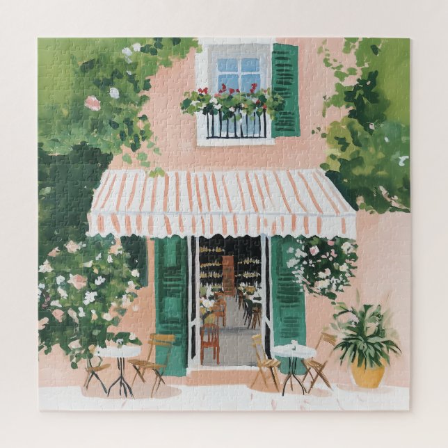 Puzzle Terraza tranquila en Roma (Vertical)