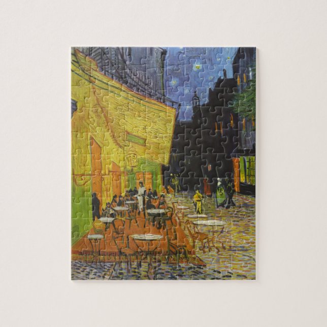 Puzzle Terraza Van Gogh Cafe Post-impresionista (Vertical)