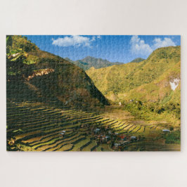 Puzzle Terrazas Batad Rice, Banaue, Filipinas.