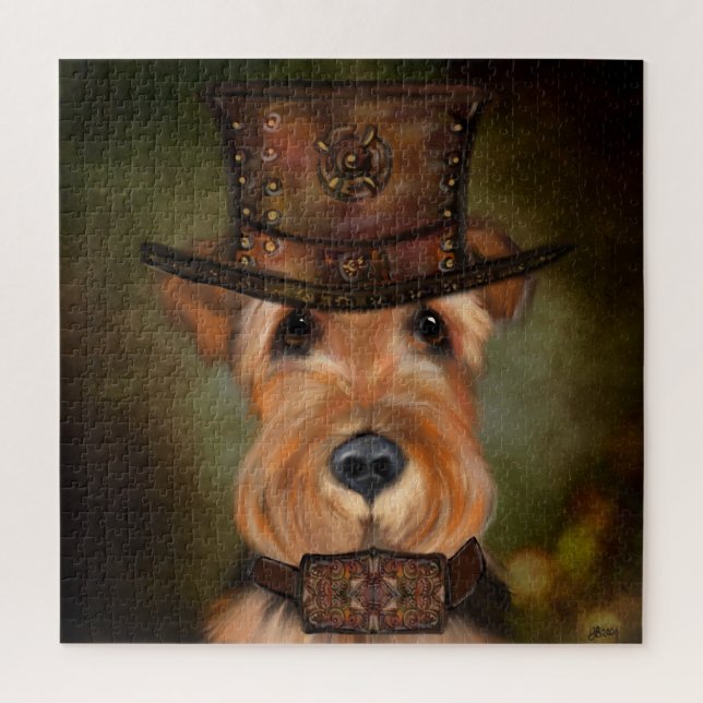 PUZZLE TERRIER AIREDALE (Vertical)