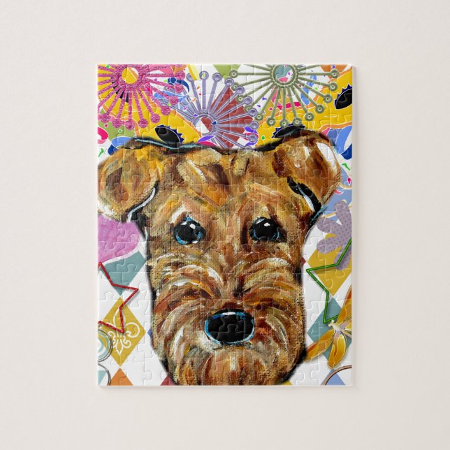 PUZZLE TERRIER AIREDALE (Vertical)