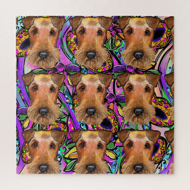 PUZZLE TERRIER AIREDALE (Vertical)
