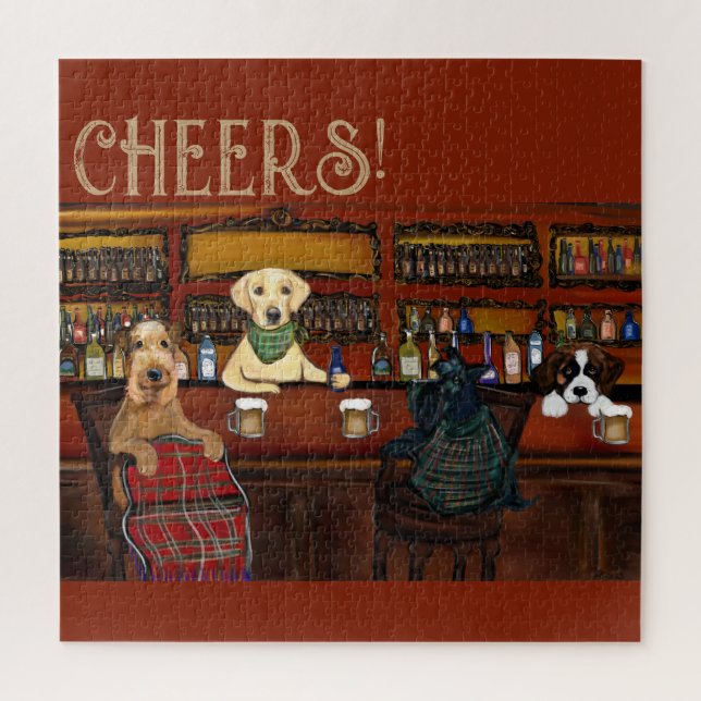 PUZZLE TERRIER AIREDALE Y AMIGOS (Vertical)