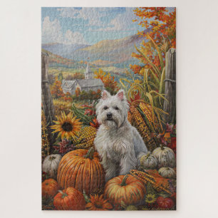 Puzzle Terrier Blanco de las Tierras Altas del Oeste Acci