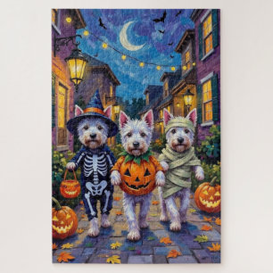 Puzzle Terrier Blanco de las Tierras Altas del Oeste con 