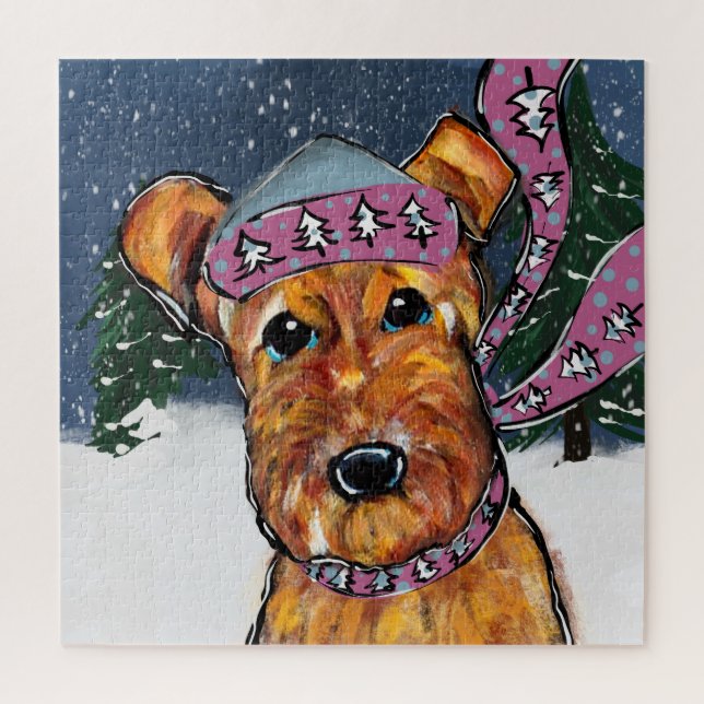 Puzzle Terrier de Airedale (Vertical)