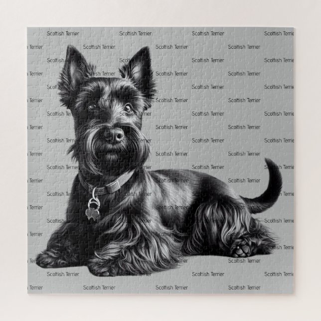 Puzzle Terrier escocés en (Vertical)