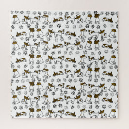 Puzzle Terrier Jack Russell Caricatura Difícil