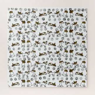 Puzzle Terrier Jack Russell Caricatura Difícil