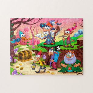Puzzle Tesoro del Asistente de Cute Coloroso