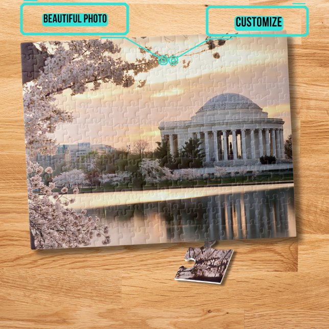 Puzzle Tesoros de DC: Monumento a Jefferson (Please enjoy our design and see the others in the collection.)