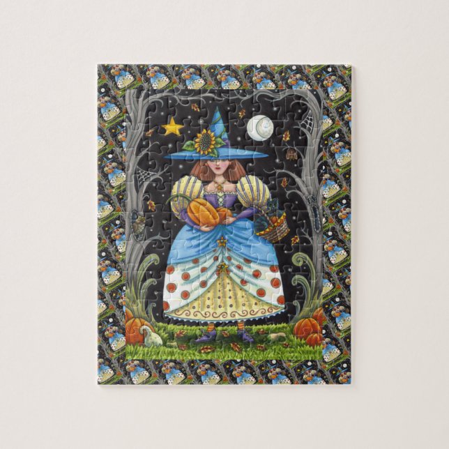 PUZZLE TESTIGO DE ARTE FOLLAR EN MADERA ESCUCHADA, GATO N (Vertical)