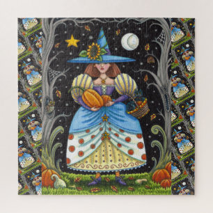 PUZZLE TESTIGO DE ARTE FOLLAR EN MADERA ESCUCHADA, GATO N