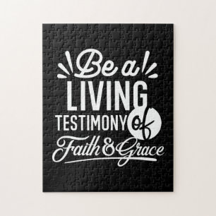 Puzzle Testimonio de vida espiritual Fe y Gracia Cita