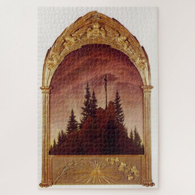 Puzzle Tetschen Altar - Caspar David Friedrich (Vertical)