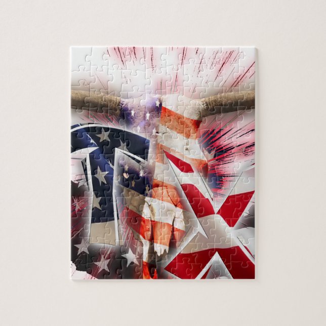 Puzzle texan Tejas (Vertical)