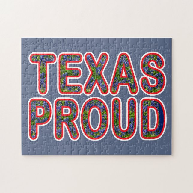 Puzzle Texas Proud Bluebonnet (Horizontal)