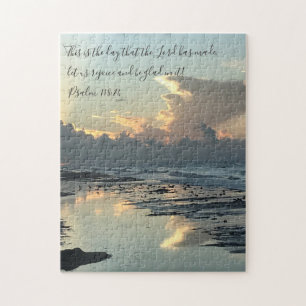 Puzzle Texas Sunrise, Verse from Psalm 118:24
