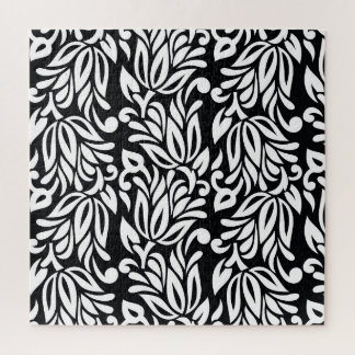 Puzzle Textil en blanco y negro.