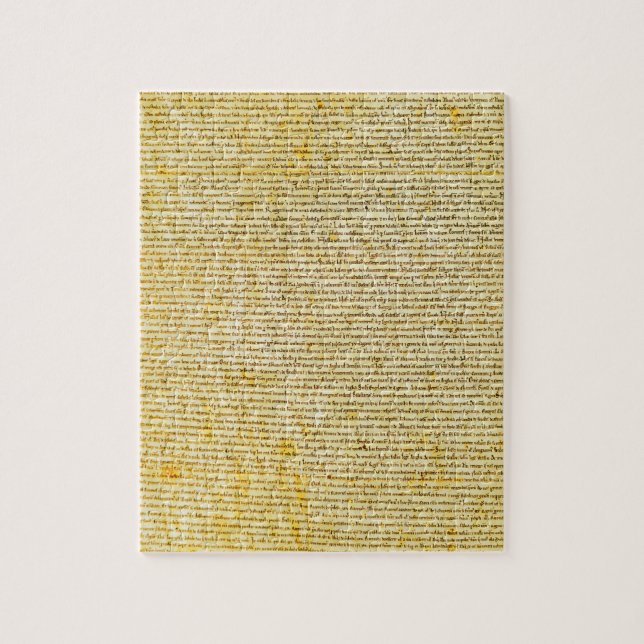 Puzzle Texto de la Carta Magna (Vertical)